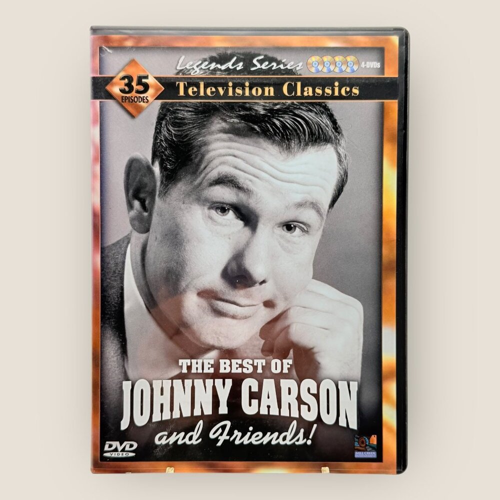The Best Of Johnny Carson & Friends 4-Disc DVD Set 35 Episodes Legends Series